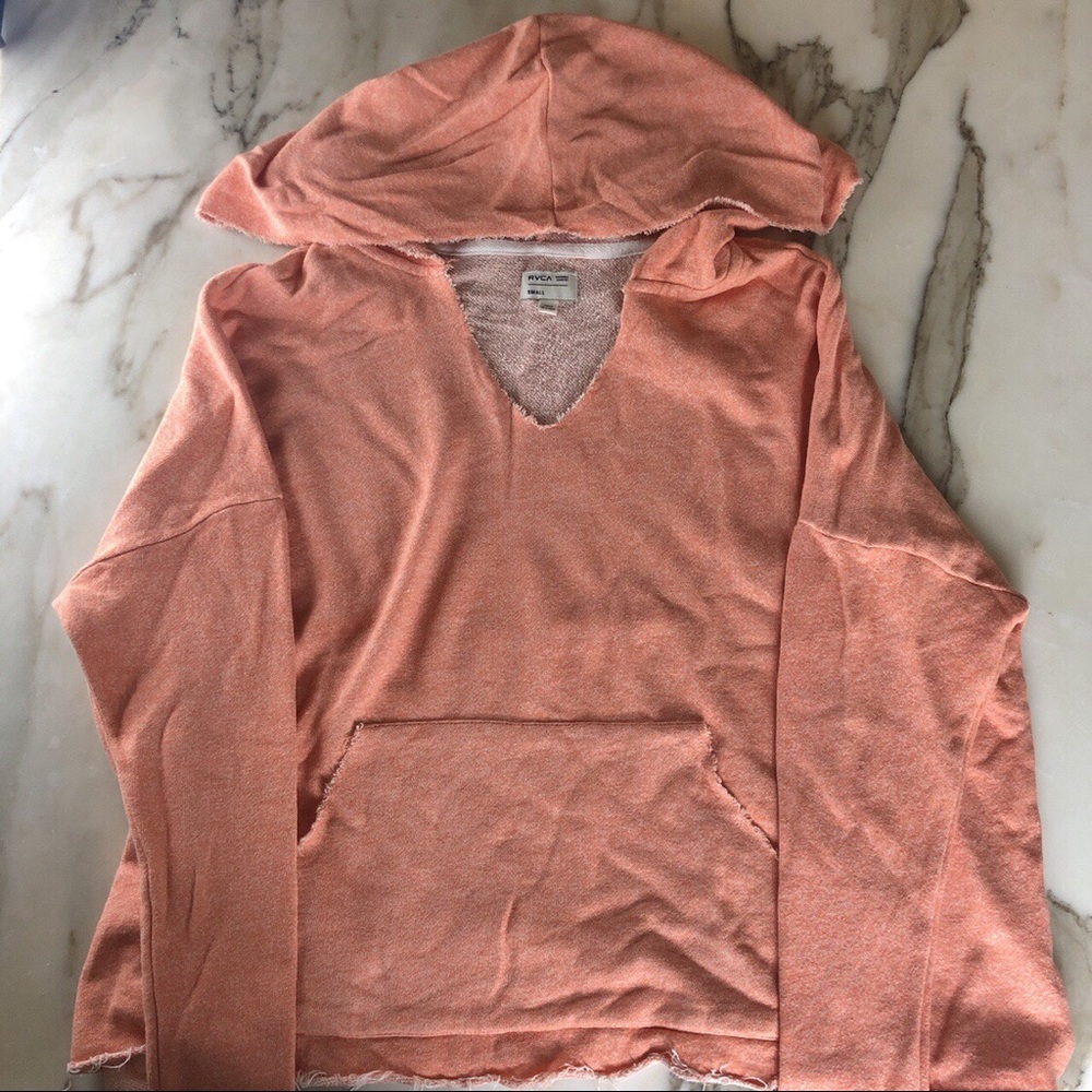 Orange RVCA Hoodie
